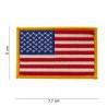 Patch tissus USA golden border