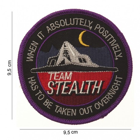 Patch tissus "Team stealth", 101 Inc