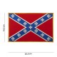 Patch tissus "Drapeau rebel cross", 101 Inc