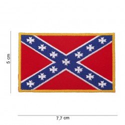 Patch tissus "Drapeau rebel", 101 Inc