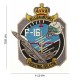 Patch tissus "Belgian airforce F-16", 101 Inc