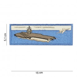 Patch tissus "Aircraft carrier" bleu, 101 Inc