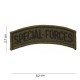 Patch tissus "Special forces", 101 Inc