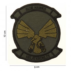 Patch tissus "Blue hawks", 101 Inc