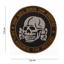 Patch tissus "God will judge our enemies", 101 Inc