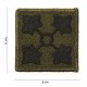 Patch tissu (à coudre) 4th infantry ivy division de la marque 101 Inc (442304-708)
