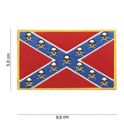 Patch tissu Drapeau rebel de la marque 101 Inc (442303-625)