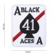 Patch tissu Black aces de la marque 101 Inc (442306-831)