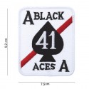 Patch tissu Black aces
