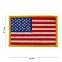 Patch tissu USA golden border