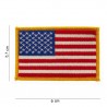 Patch tissu USA golden border
