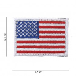 Patch tissu USA avec velcro