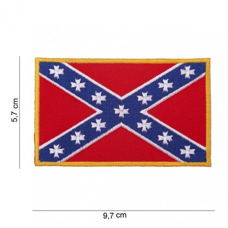 Patch tissu Drapeau rebel de la marque 101 Inc (442303-604)