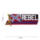 Patch tissu Drapeau rebel