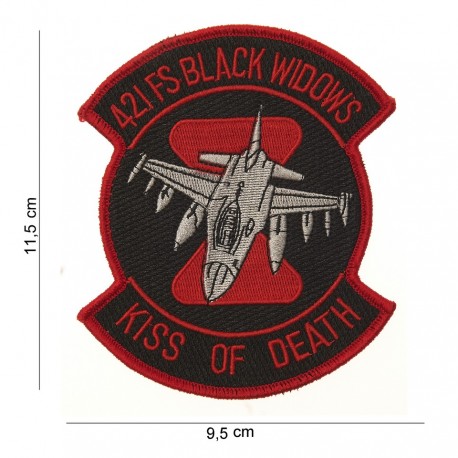 Patch tissus "Kiss of death 421 FS black windows", 101 Inc