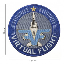 Patch tissus "Avion virtuel", 101 Inc