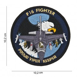 Patch tissus "F16 proud viper keeper", 101 Inc