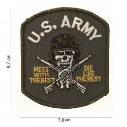 Patch tissus US Army skull