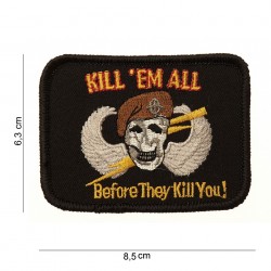 Patch tissu (à coudre) Kill'em all de la marque 101 Inc (3010 | 442304-737)