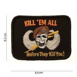 patch tissus "Kill'em all", 101 Inc