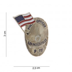 Badge "Officer Los Angeles police", 101 Inc