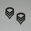Badge US noir