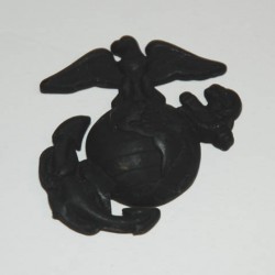 Badge "USMC" noir, 101 Inc