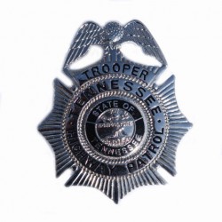 Badge "Trooper Tennessee high way patrol" silver, 101 Inc