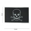 Patch 3D PVC Skull and Bones