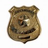 Badge "Security guard" doré, 101 Inc