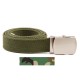 Ceinture avec boucle chrome - Différents coloris et camouflages, 101 Inc