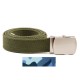 Ceinture avec boucle chrome - Différents coloris et camouflages, 101 Inc