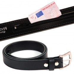 Ceinture porte monnaie en cuir