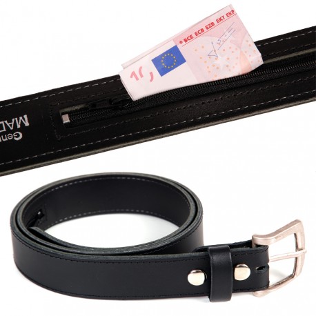 Ceinture porte monnaie en cuir - dr6-airsoft.fr