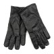 Gants en cuir noir style Allemand, 101 Inc