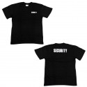 T-shirt Security noir