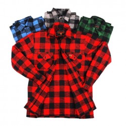 Chemise de bucheron à carreaux - Différents coloris, 101 Inc