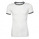 T-shirt Marine blanc