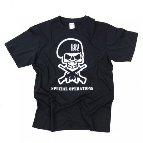 T-shirts "Special operations" noir, 101 Inc