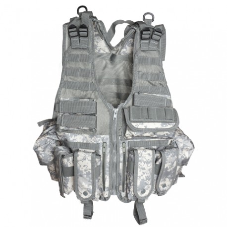 Gilet tactique avec système molle - Différents coloris et camouflages, 101 Inc