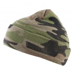 Bonnet camouflage woodland