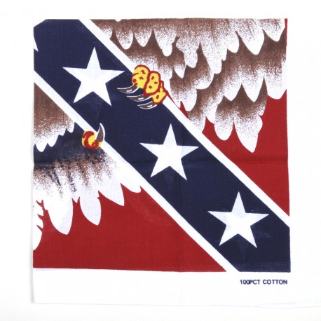 Bandana "Drapeau rebel avec eagle", 101 Inc