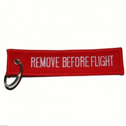 Porte-clés Remove before flight