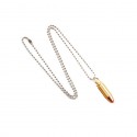 Collier Balle de calibre 9 mm