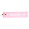 Porte-clés Kiss me before flight