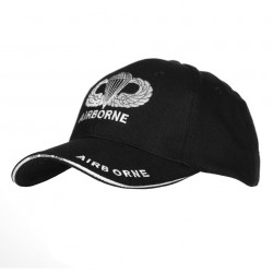 Casquette Army airborne noire de la marque Fostex