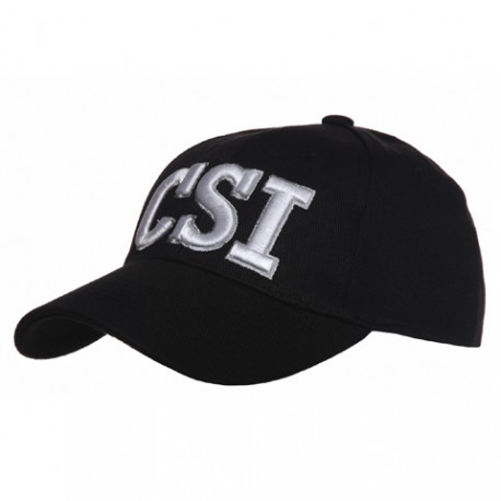 Casquette "CSI" noir | 101 Inc