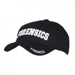 Casquette Forensics noir de la marque Fostex