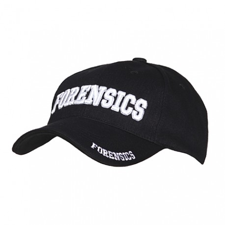 Casquette Forensics noir de la marque Fostex