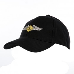 Casquette "WWII Propeller wing" noir | 101 Inc